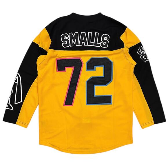 Bad Boy Records Biggie Smalls Men's Headgear Classics Embroidered Hockey Jersey - Picture 2 of 5